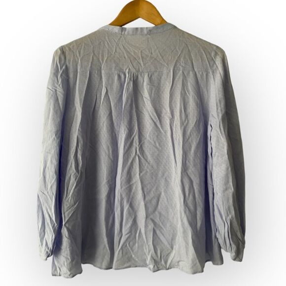 Anthropologie Maeve balloon sleeve purple blouse size 2 - Picture 2 of 8